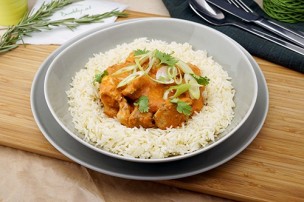 Butter Chicken Curry mit Basmati Reis