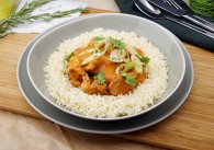 Butter Chicken Curry mit Basmati Reis